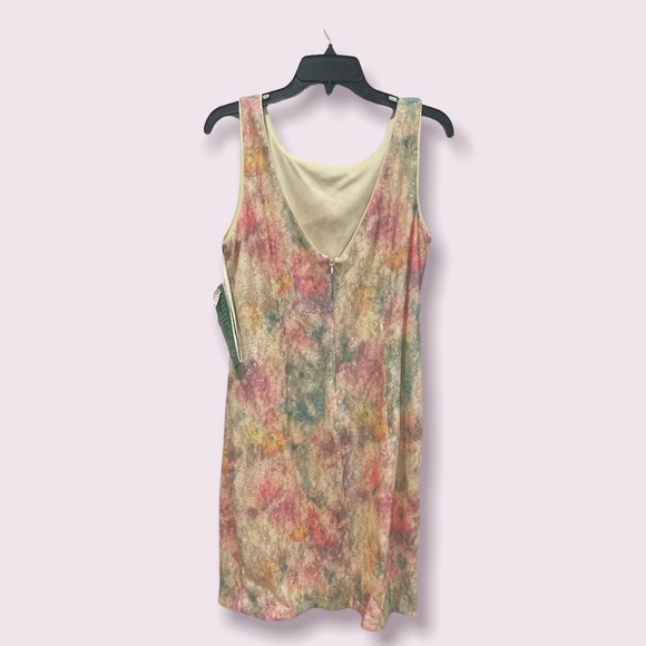 Colorful lace sequins dress - Picture 2 of 4